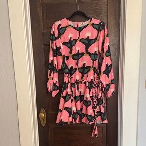 Rhode Pink Mini Dress - Like New - Size M